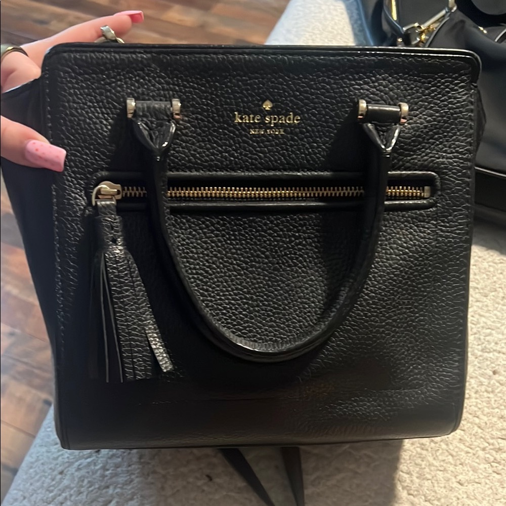 Kate Spade Black Leather Handbag
